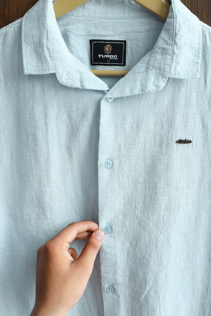 Turbo Textured Relaxed Fit Casual Shirt