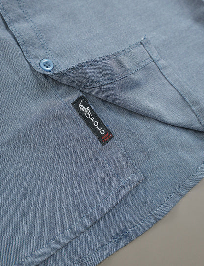 Polo Rph Lren SlimFit Classic Casual Shirt In Light Blue