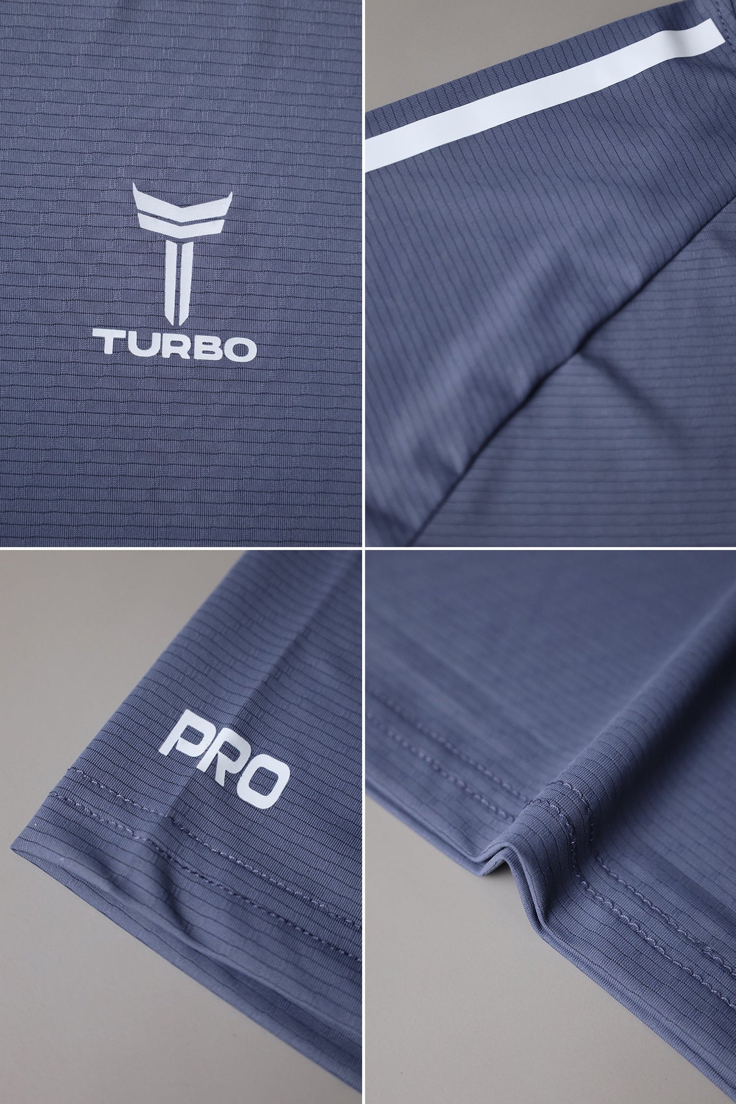 Turbo Elite Performance Series Dry-Fit Tee In Light Blue