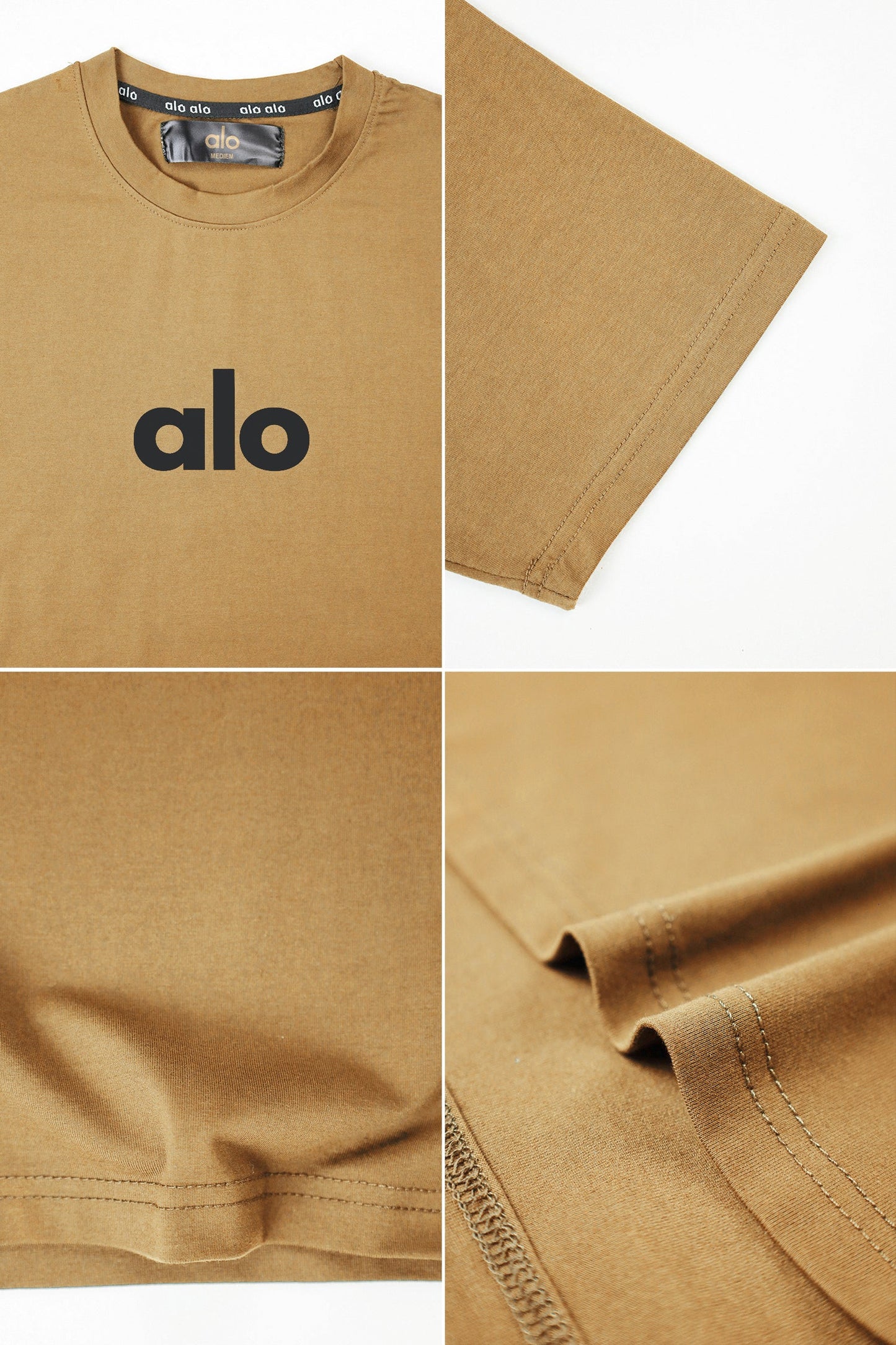 Alo 'The Icon' Geometric Graphic Crew Neck Tee