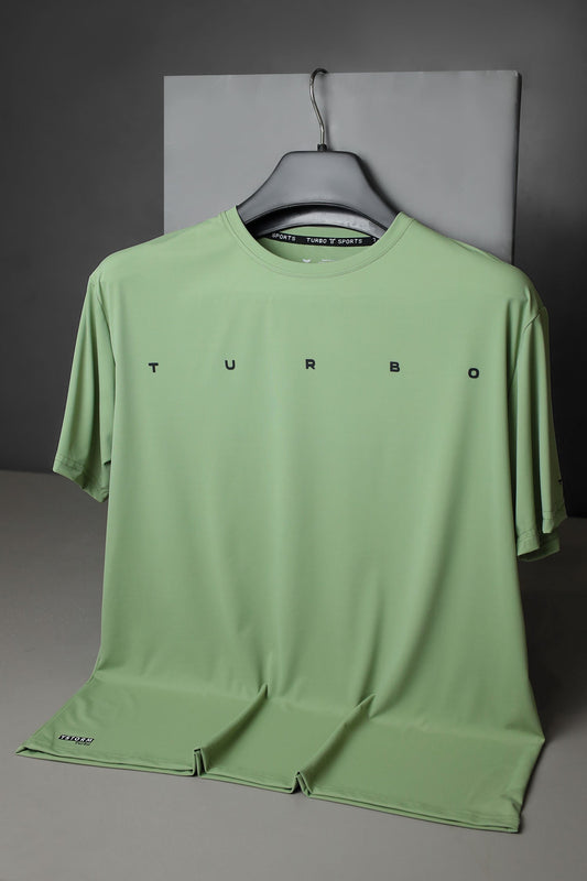 Turbo Multi-Sport Versatile Performance Dry-Fit Tee In Light Green