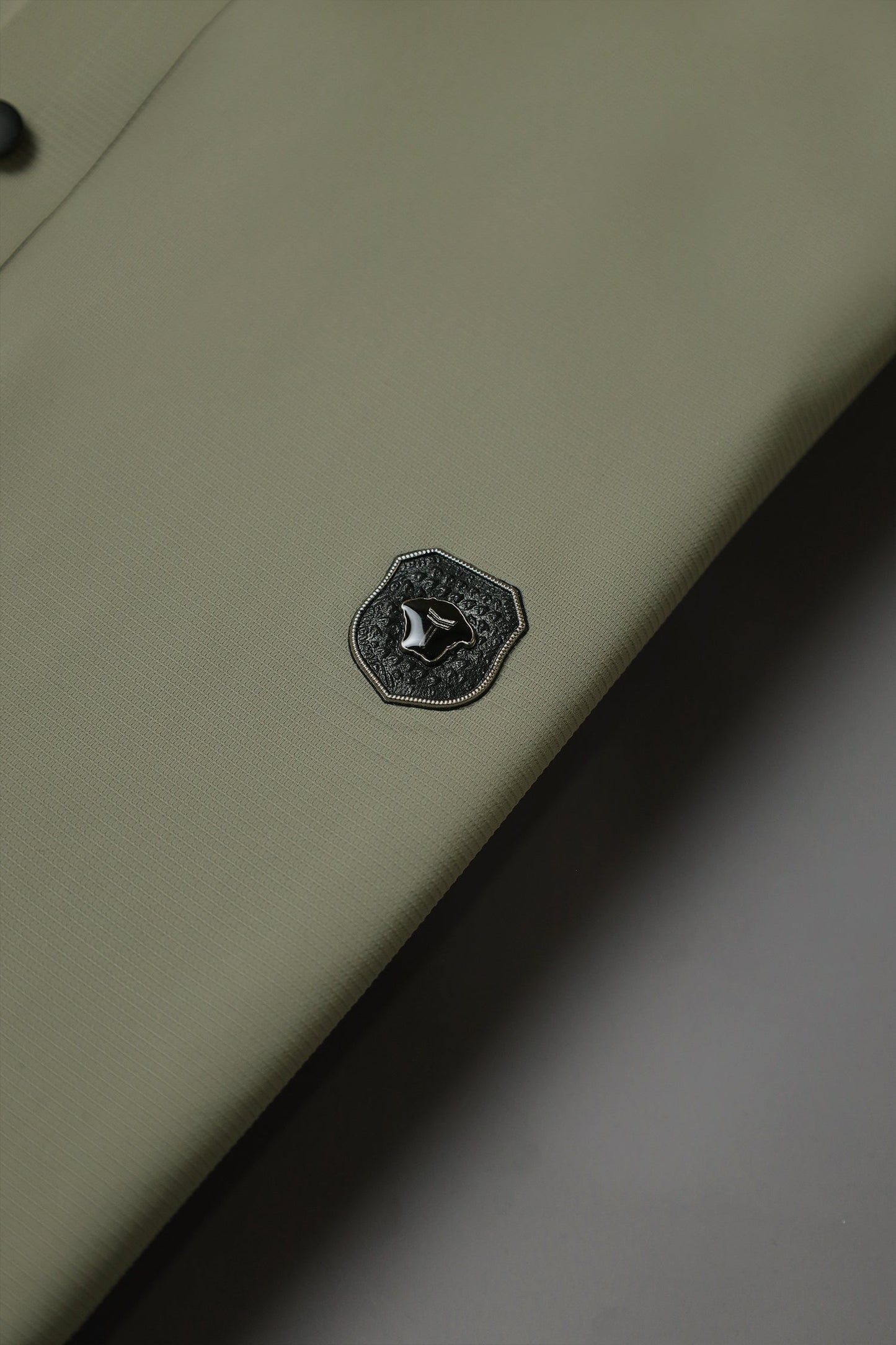 Turbo Diamond Motif Collar Stitchless Men's Polo Shirt In Light Green