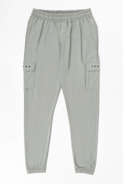 Turbo's Essential Workout Running Men's Dryfit Trouser In Light Grey