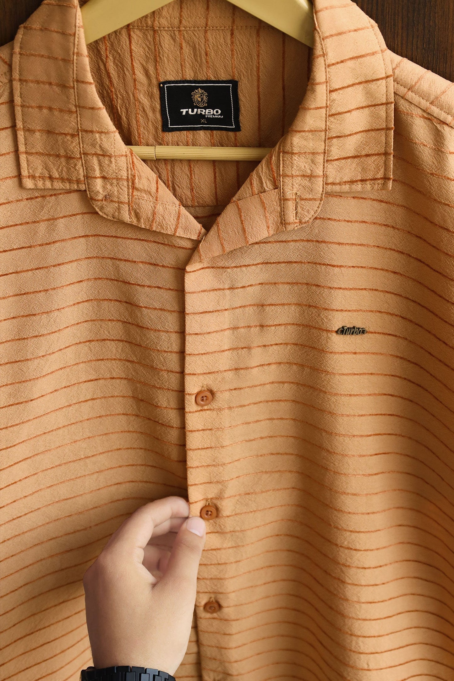 Turbo Snitch Striped Casual Shirt