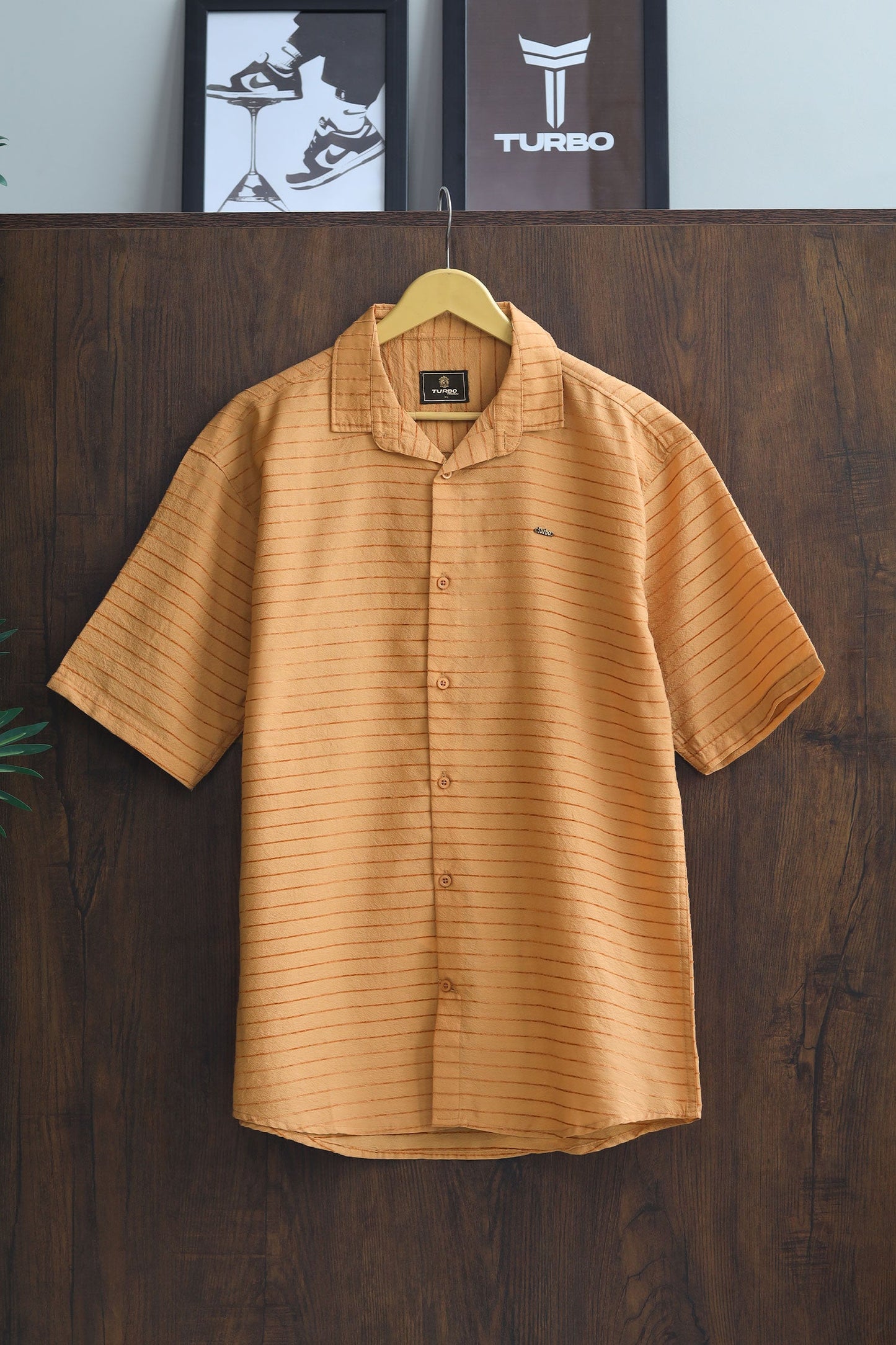 Turbo Snitch Striped Casual Shirt