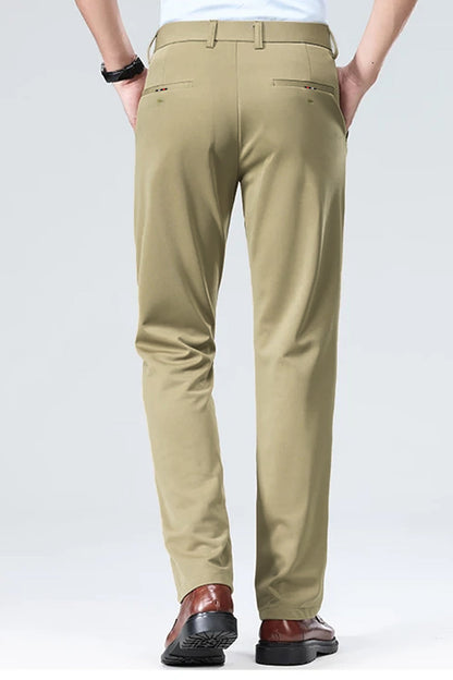 Turbo Axis Intelli-Drape Refined Fit Twil Cotton Pent In Light Sage