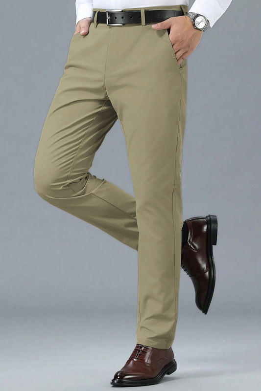 Turbo Apex Precision Weave Executive Fit Cotton Pent In Light Sage