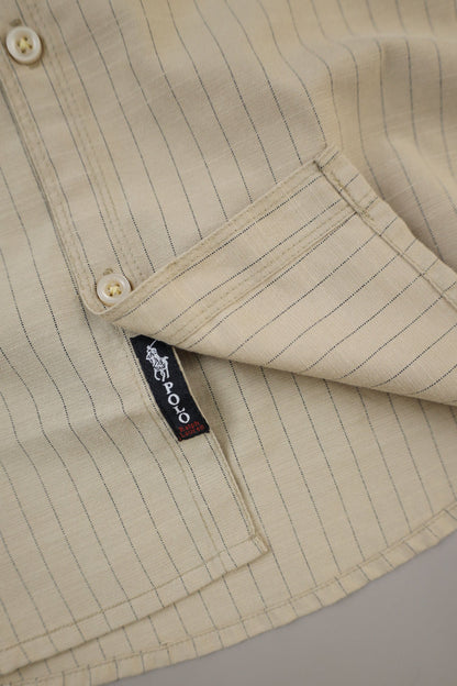 Polo Rph Lren Button Down Striped Casual Shirt In Light Skin