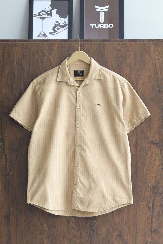 Turbo Creamline Striped Comfort Casual Shirt