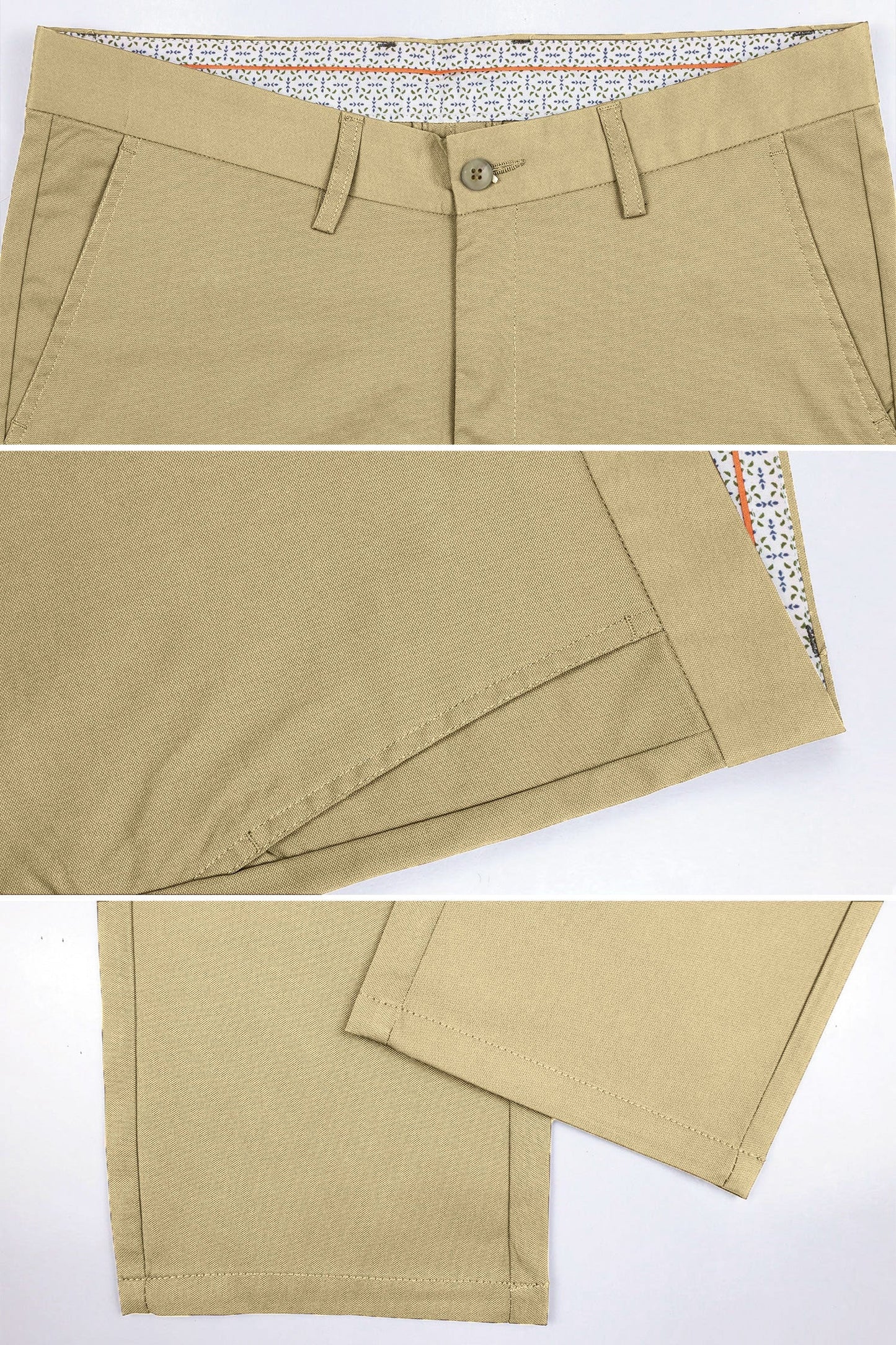 Turbo Axis Intelli-Drape Refined Fit Twil Cotton Pent In Moss Green