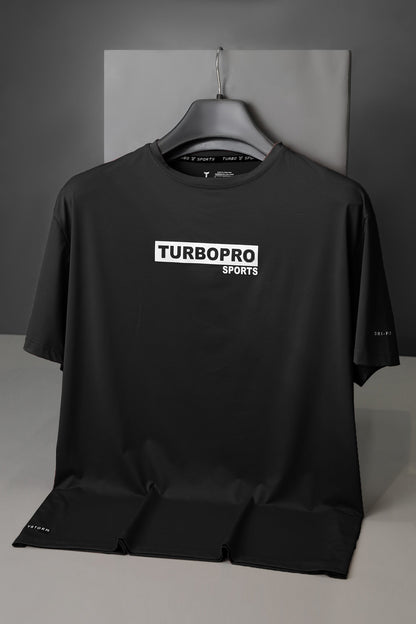 Turbo Pro Sports Climalite Mesh Dry-Fit Tee In Black