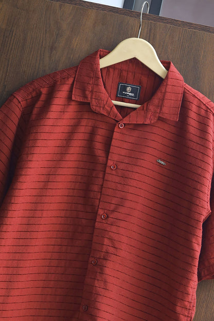 Turbo Snitch Striped Casual Shirt