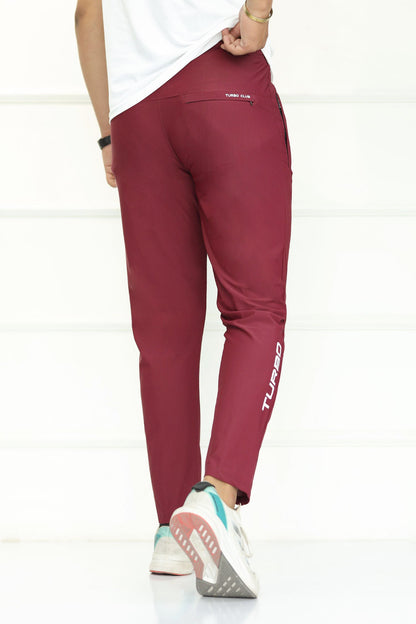 Turbo Active Flow Performance Men's Dryfit Trouser In Maroon