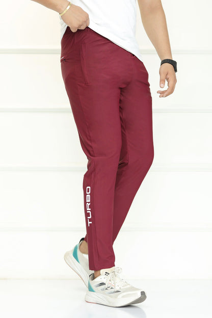 Turbo Active Flow Performance Men's Dryfit Trouser In Maroon