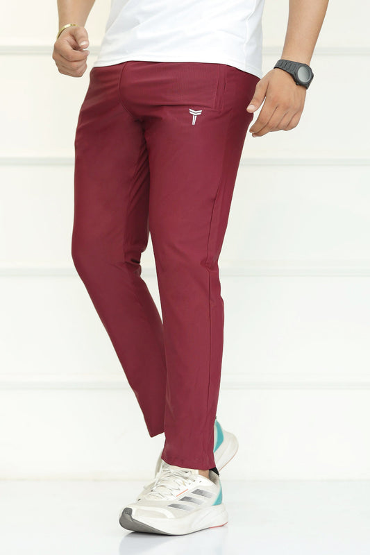 Turbo Active Flow Performance Men's Dryfit Trouser In Maroon