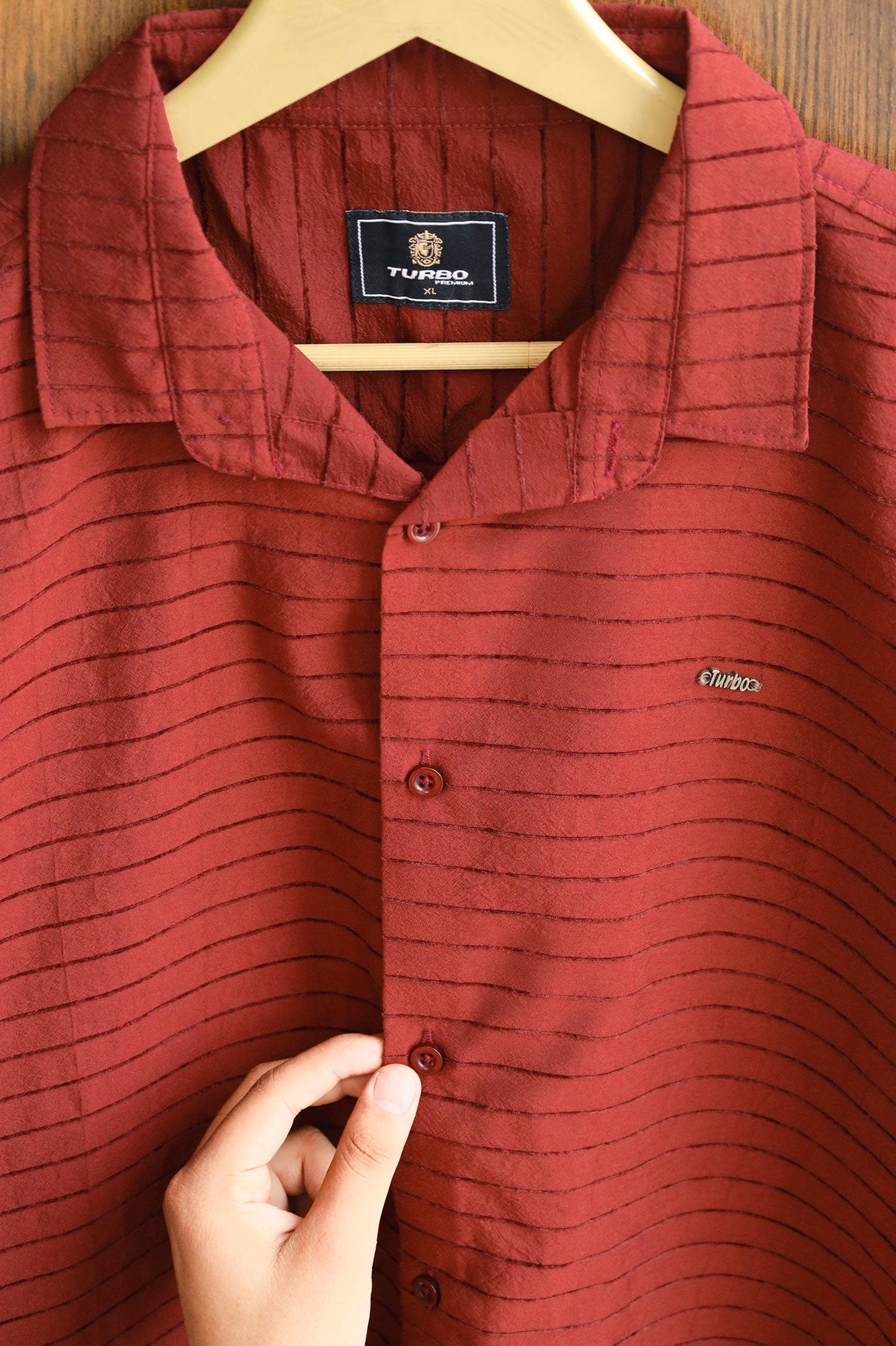 Turbo Snitch Striped Casual Shirt