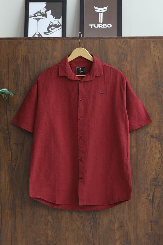 Turbo Textured Relaxed Fit Casual Shirt