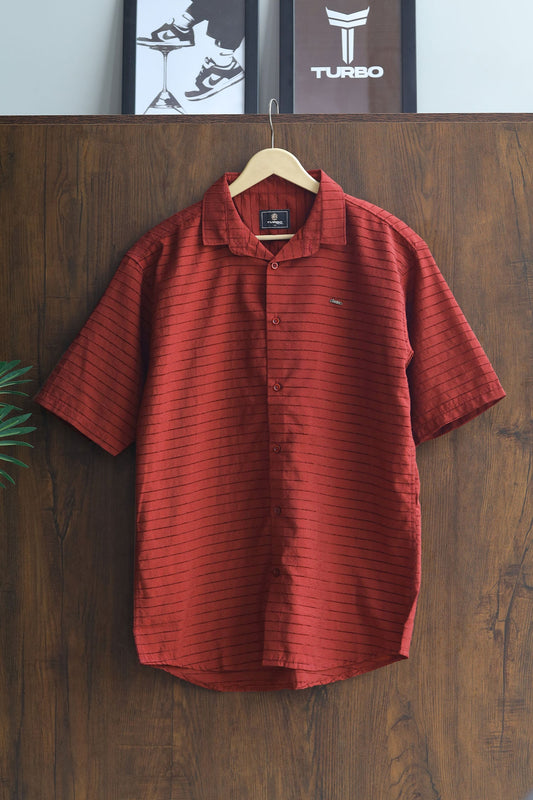 Turbo Snitch Striped Casual Shirt