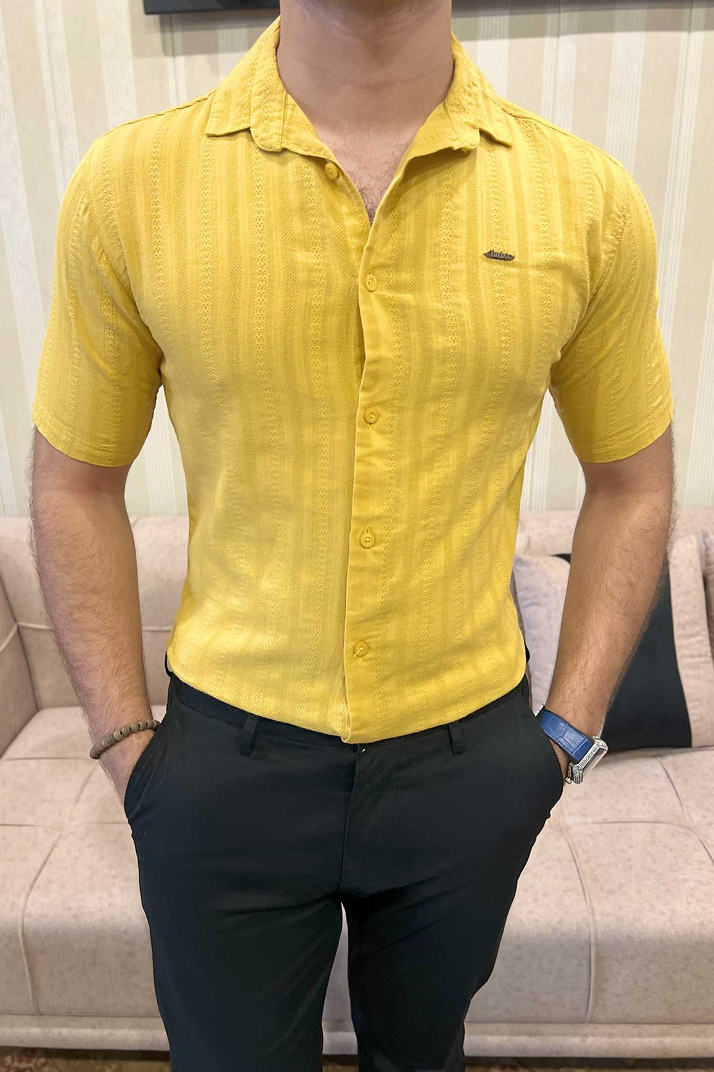 Turbo Endless Cool Embossed Casual Shirt