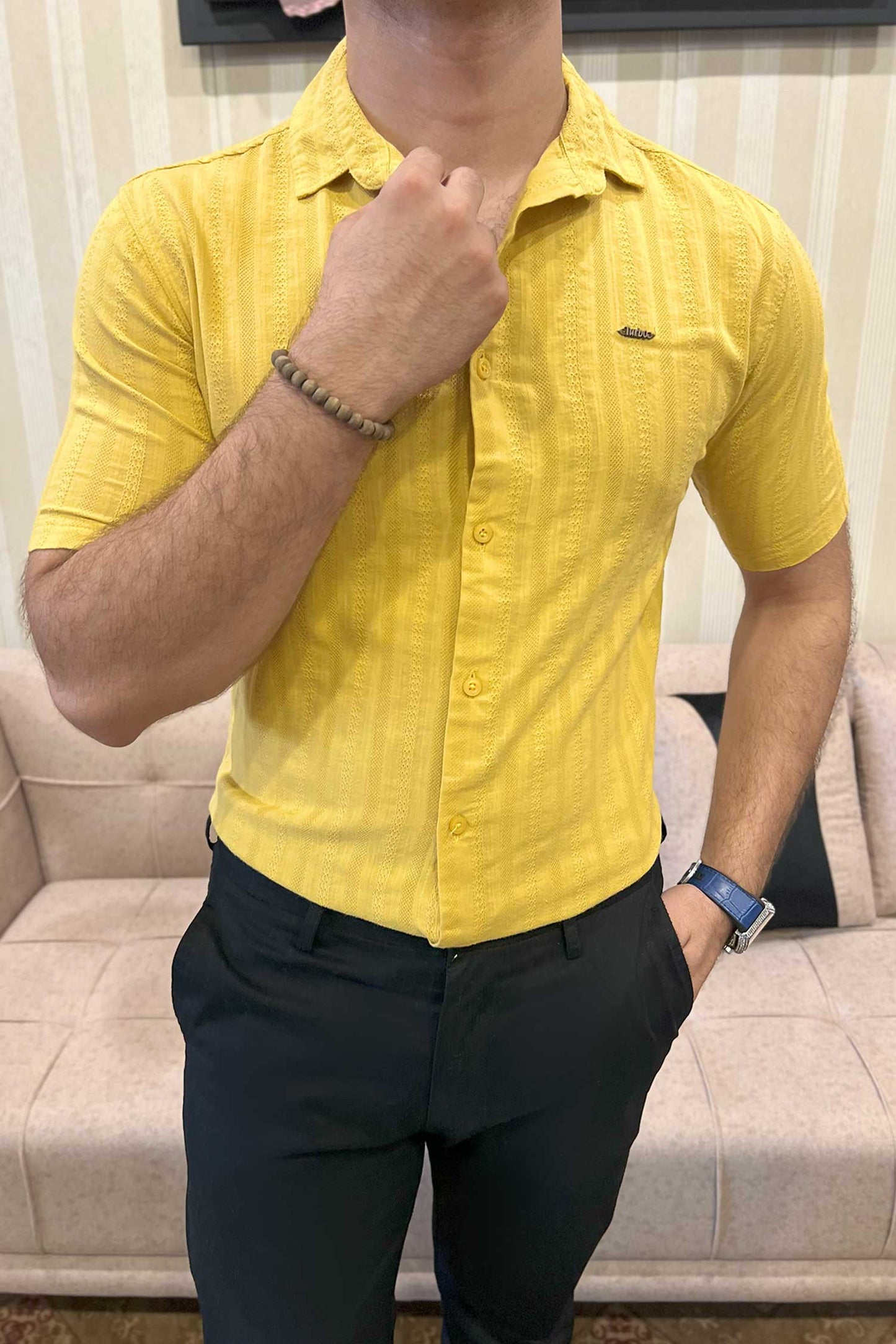 Turbo Endless Cool Embossed Casual Shirt