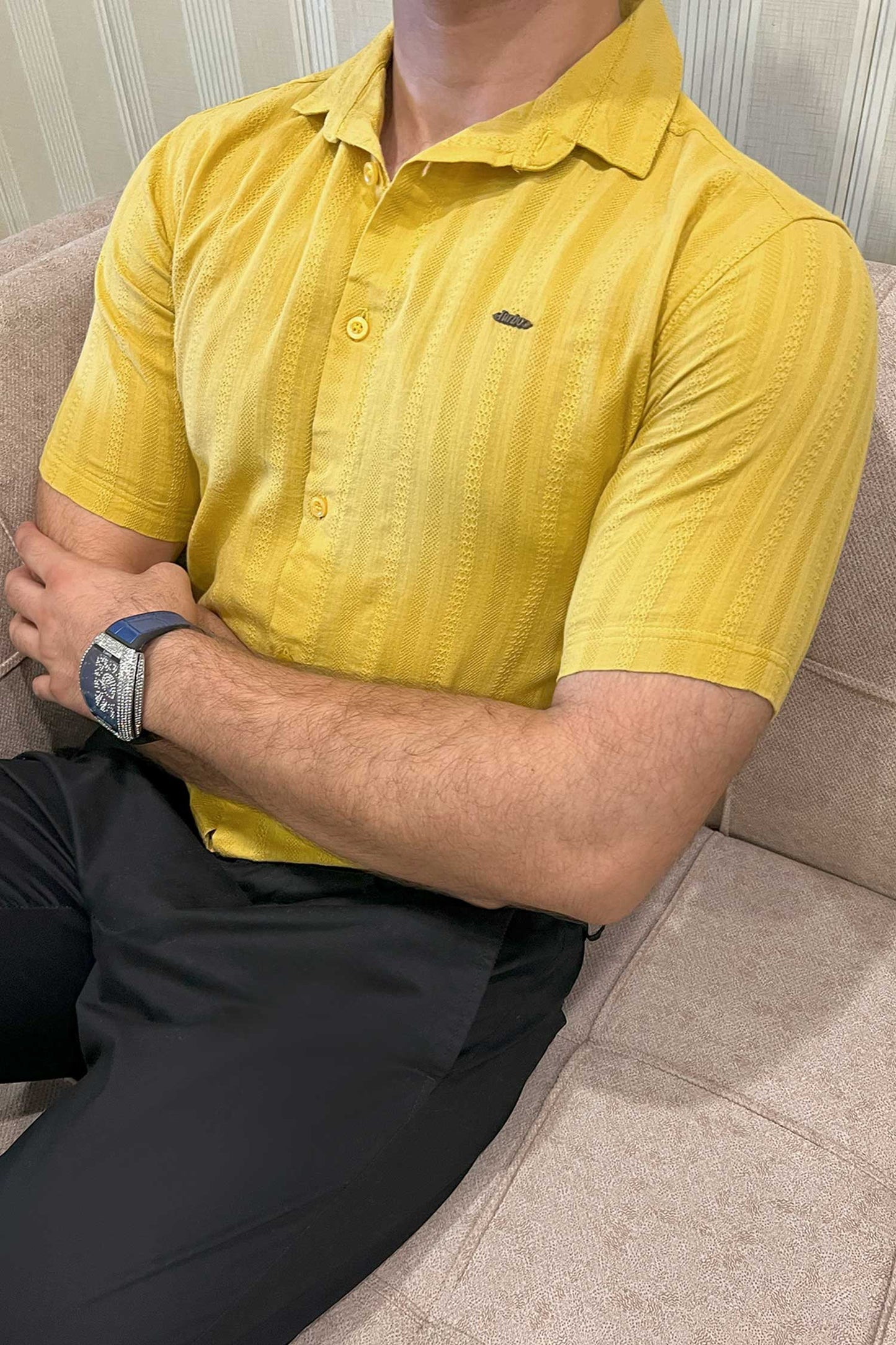 Turbo Endless Cool Embossed Casual Shirt