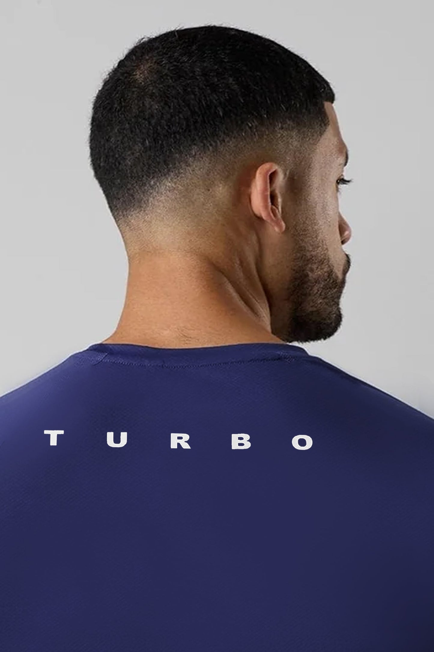 Turbo Multi-Sport Versatile Performance Dry-Fit Tee In Navy Blue