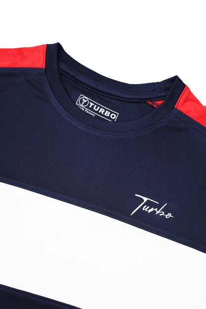 Turbo Color-Block Pannel Quick-Dry Tracksuit