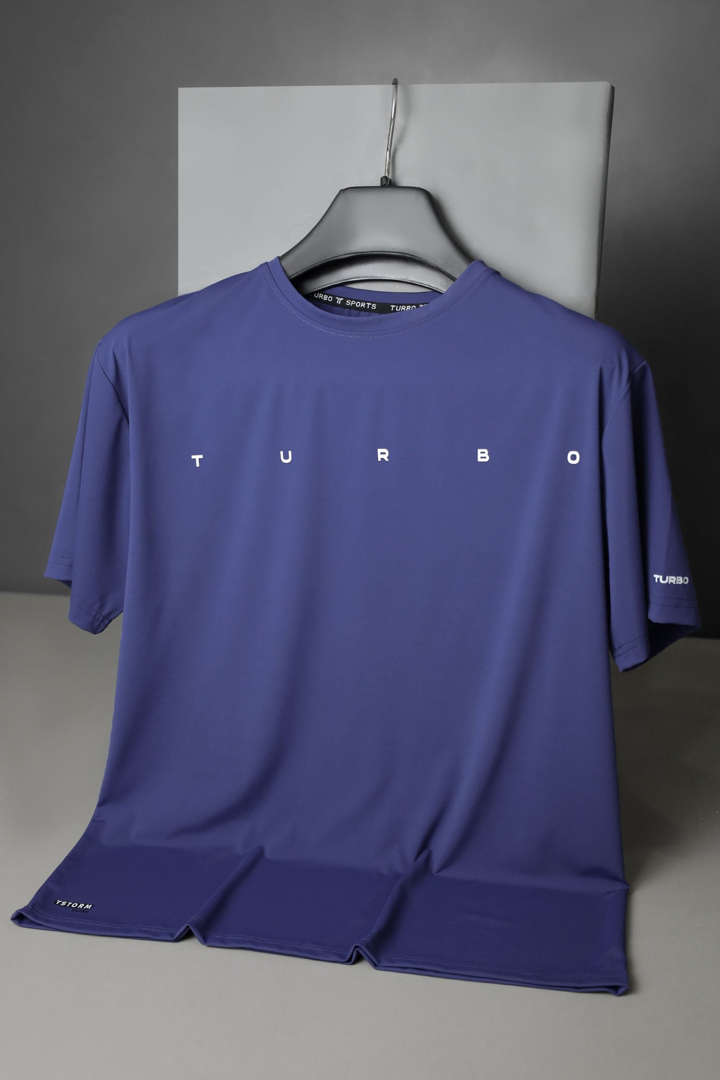 Turbo Multi-Sport Versatile Performance Dry-Fit Tee In Navy Blue