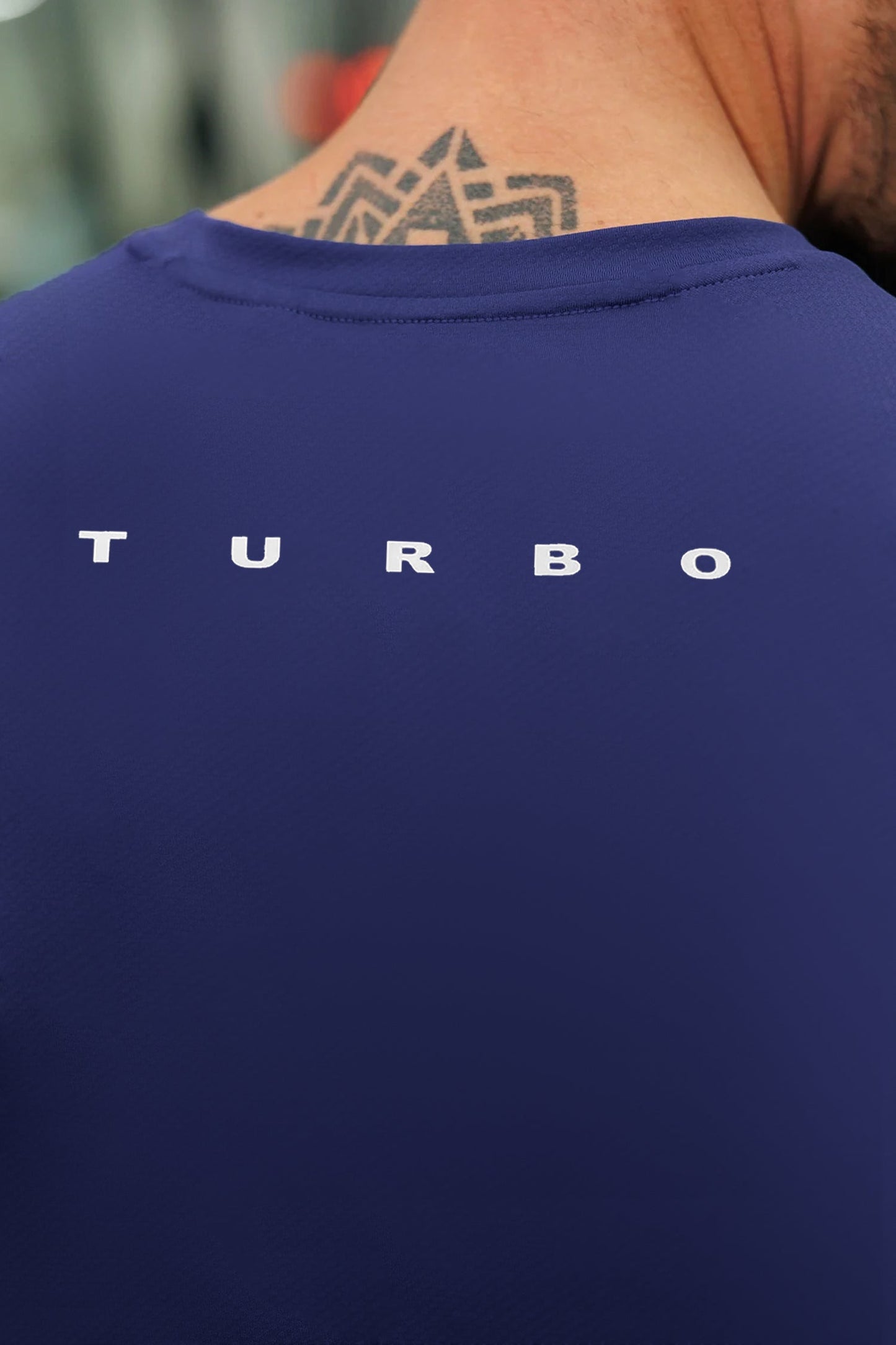Turbo Multi-Sport Versatile Performance Dry-Fit Tee In Navy Blue