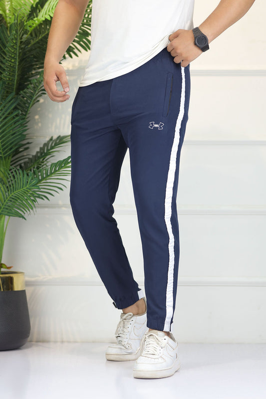 Undr Armr 'The Reveal' Cuff Logo & Sideline Micron Trouser In Navy Blue