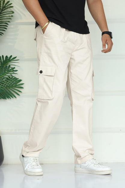 Turbo's 6 Pockets Loose Bottom Cargo Trouser