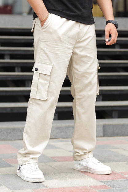 Turbo's 6 Pockets Loose Bottom Cargo Trouser