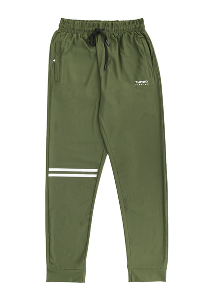 Turbo 'The Stride' Division Running Men's Dryfit Trouser In Olive Green