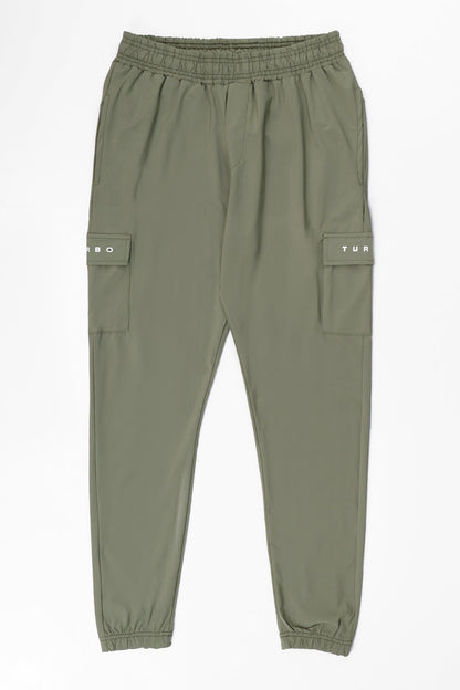 Turbo's Essential Workout Running Men's Dryfit Trouser In Olive