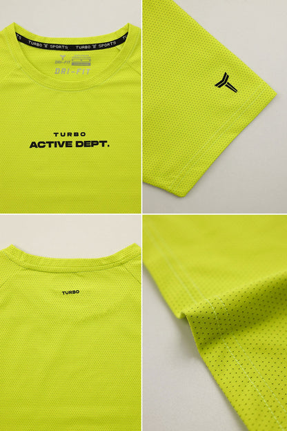 Turbo 'The Active Dept.' Performance Dry-Fit Tee