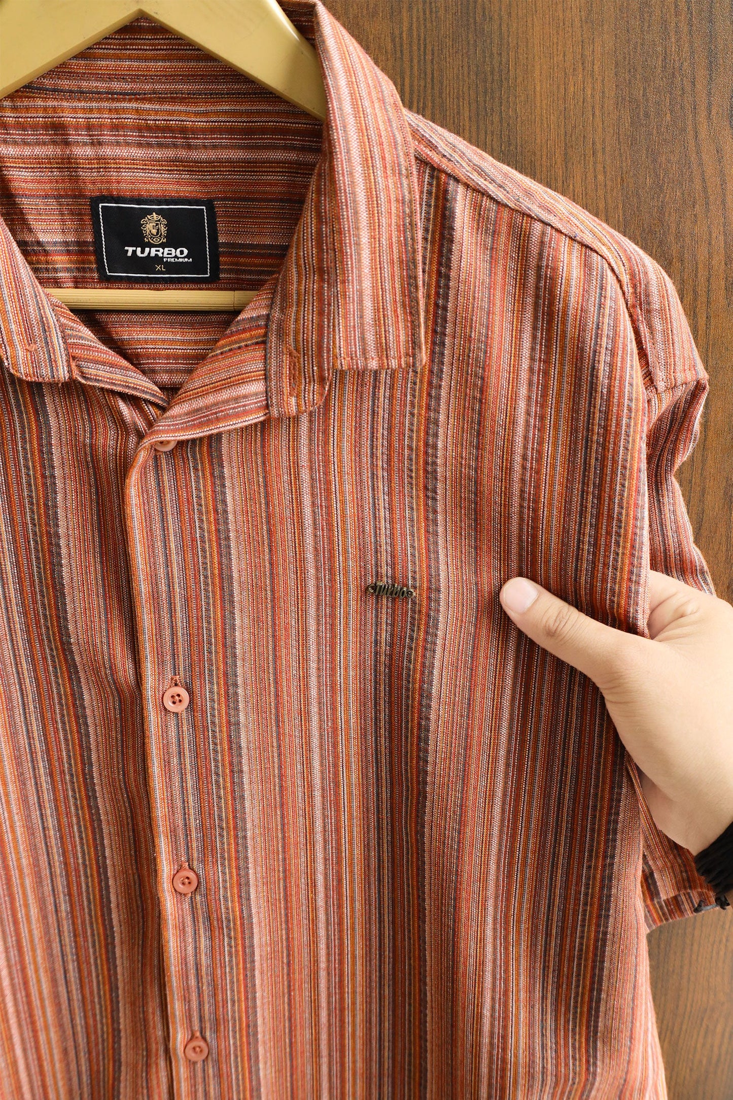 Turbo Spring Edit Textured Casual Shirt