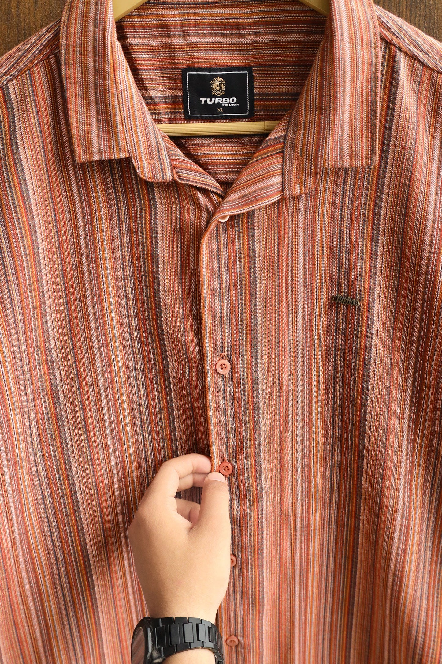 Turbo Spring Edit Textured Casual Shirt