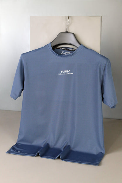 Turbo 'No Excuses' Grid-Tech Performance Dry-Fit Tee