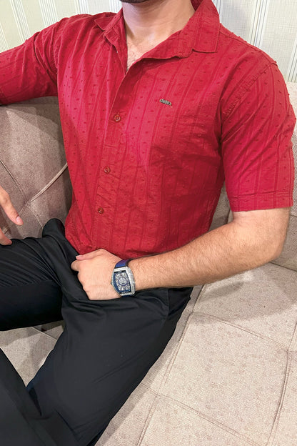 Turbo Puff Clasic Thread Casual Shirt
