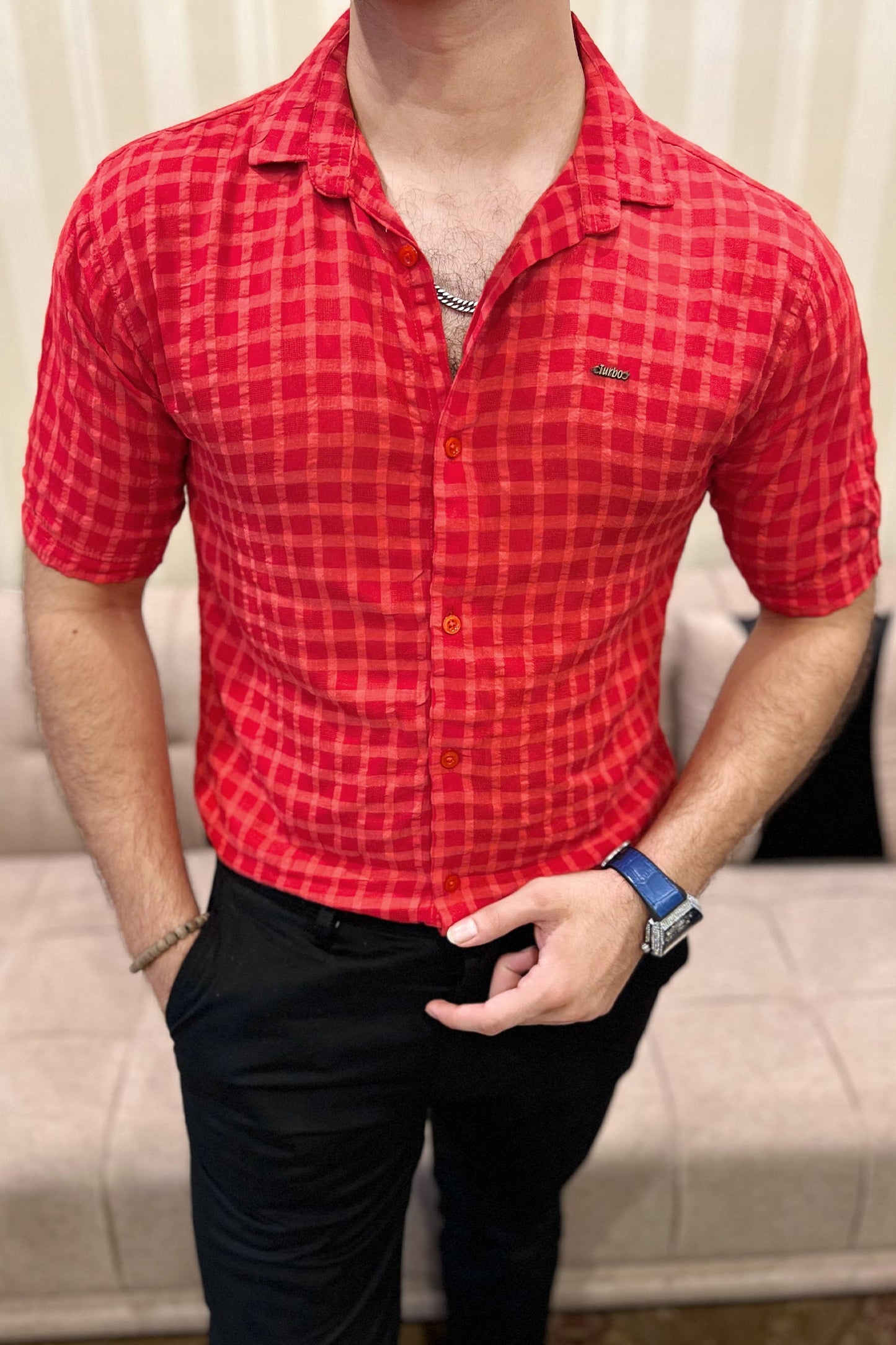 Turbo Premium Lightweight Half Sleeve Casual Shirt