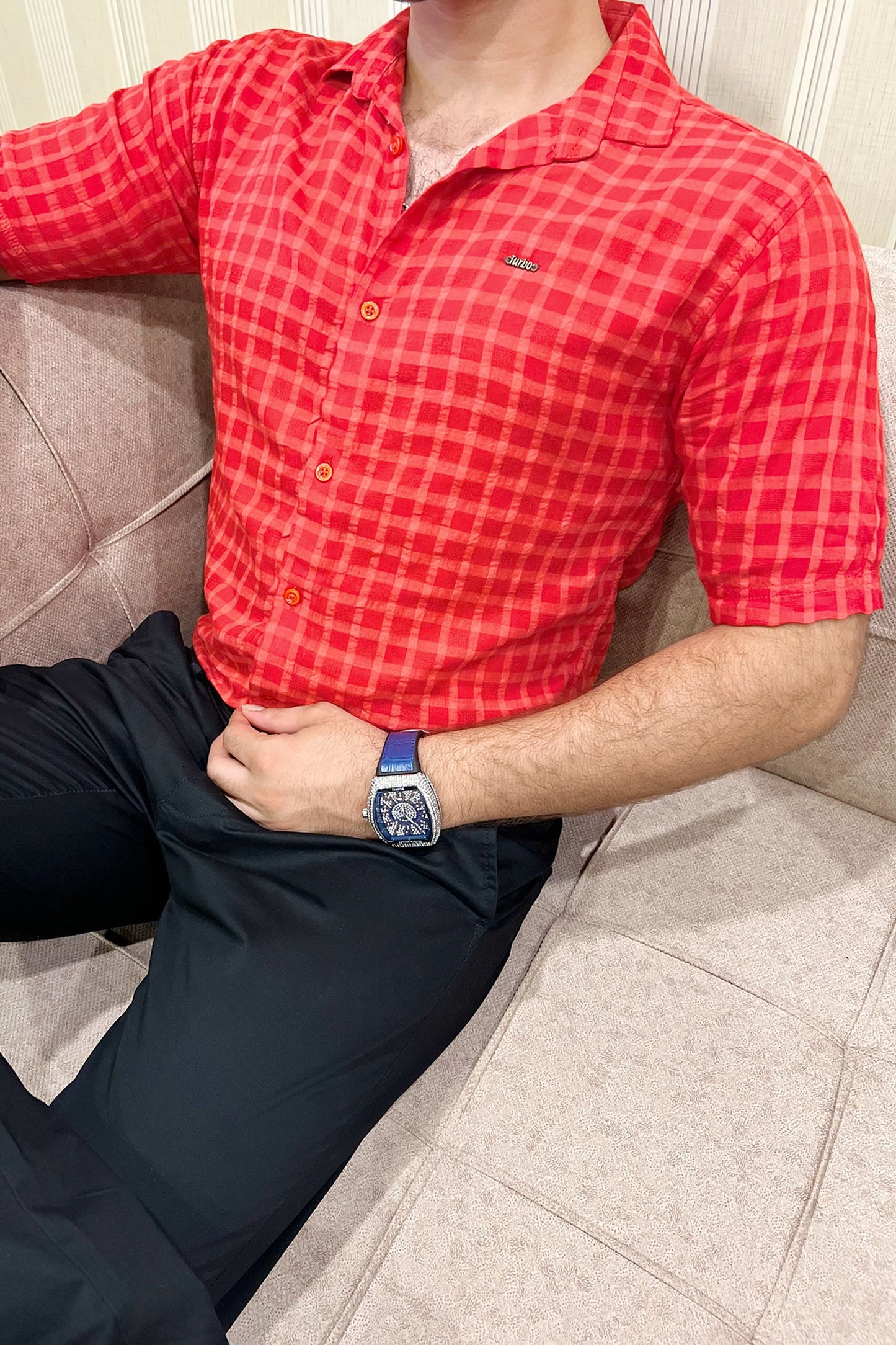 Turbo Premium Lightweight Half Sleeve Casual Shirt