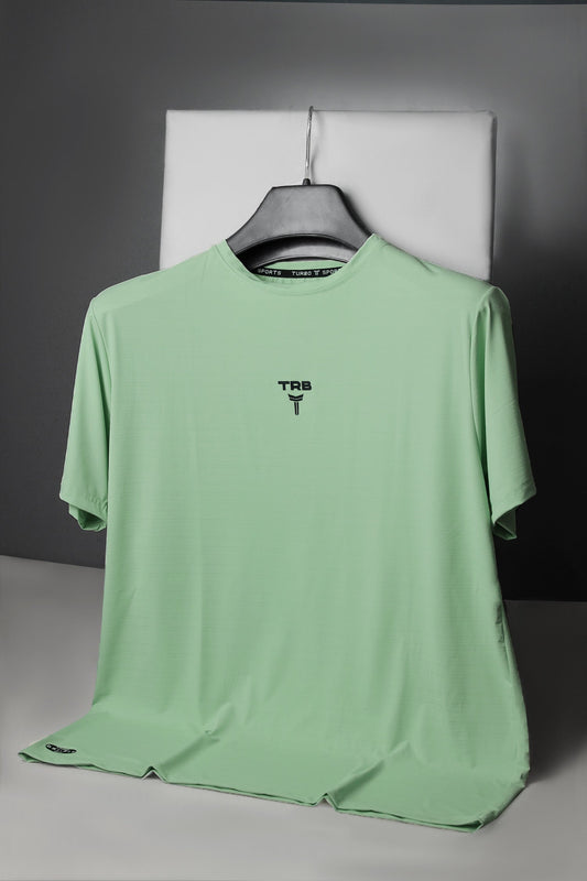 Turbo Run Club Airflow Cool Dry-Fit Tee In Sea Foam