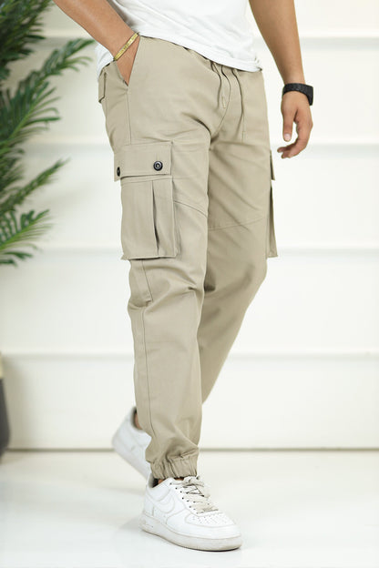 Turbo 6 Pockets Premium Cotton Gabardine Cargo Trouser