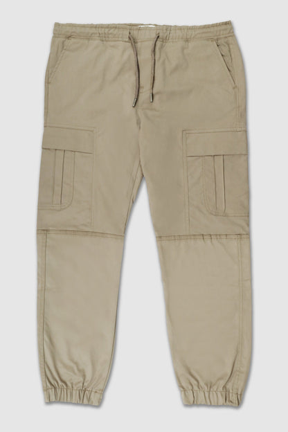 Turbo's Essential Baggy Fit Cargo Trouser In Skin