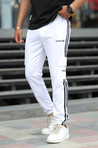 Adds Micro Stripes Slimfit Imported Sportswear Trouser