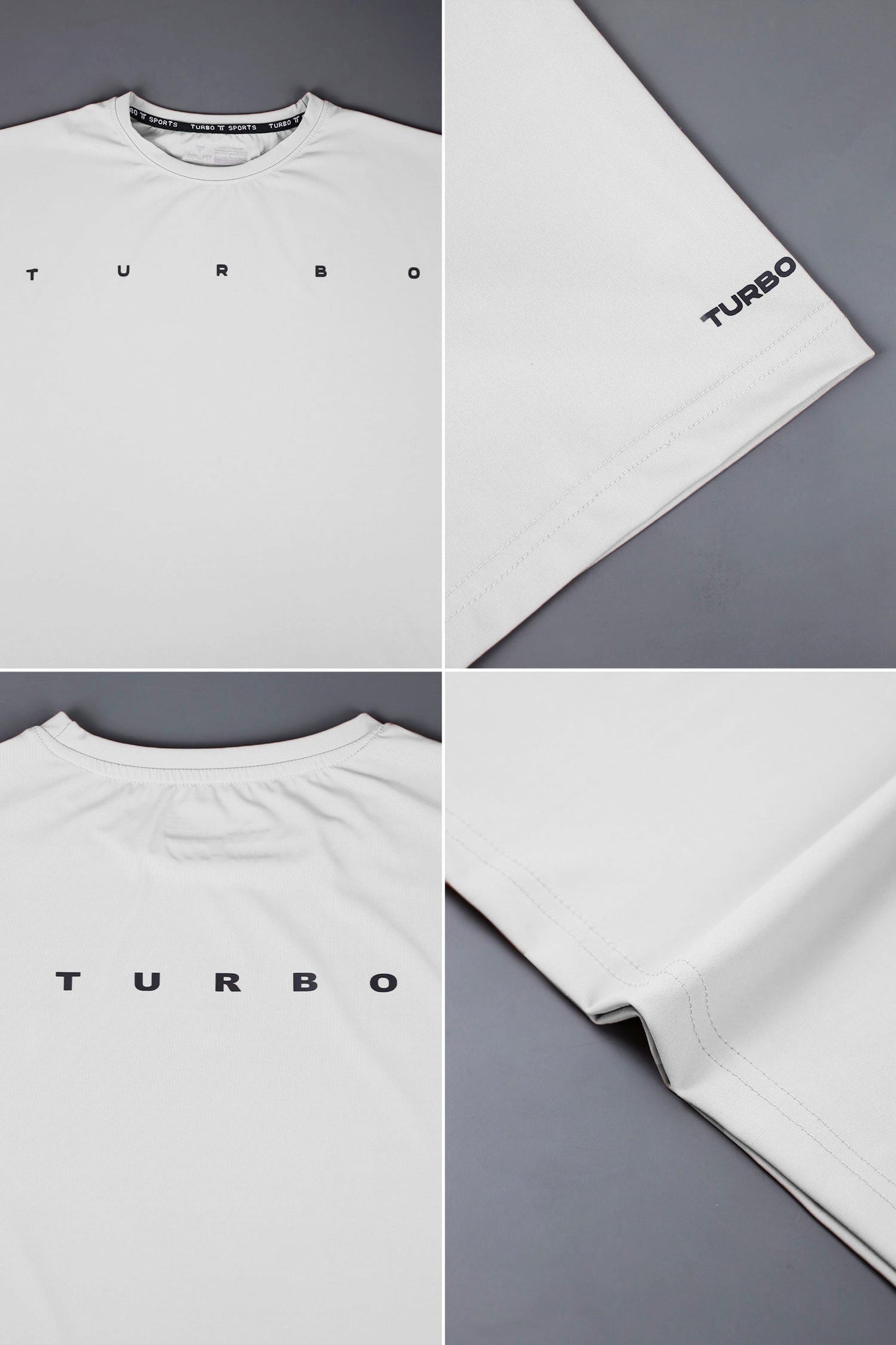 Turbo Multi-Sport Versatile Performance Dry-Fit Tee In White