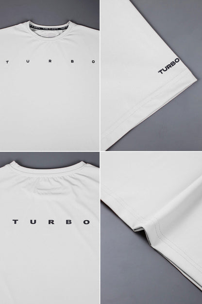 Turbo Multi-Sport Versatile Performance Dry-Fit Tee In White