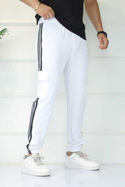 Adds Micro Stripes Slimfit Imported Sportswear Trouser