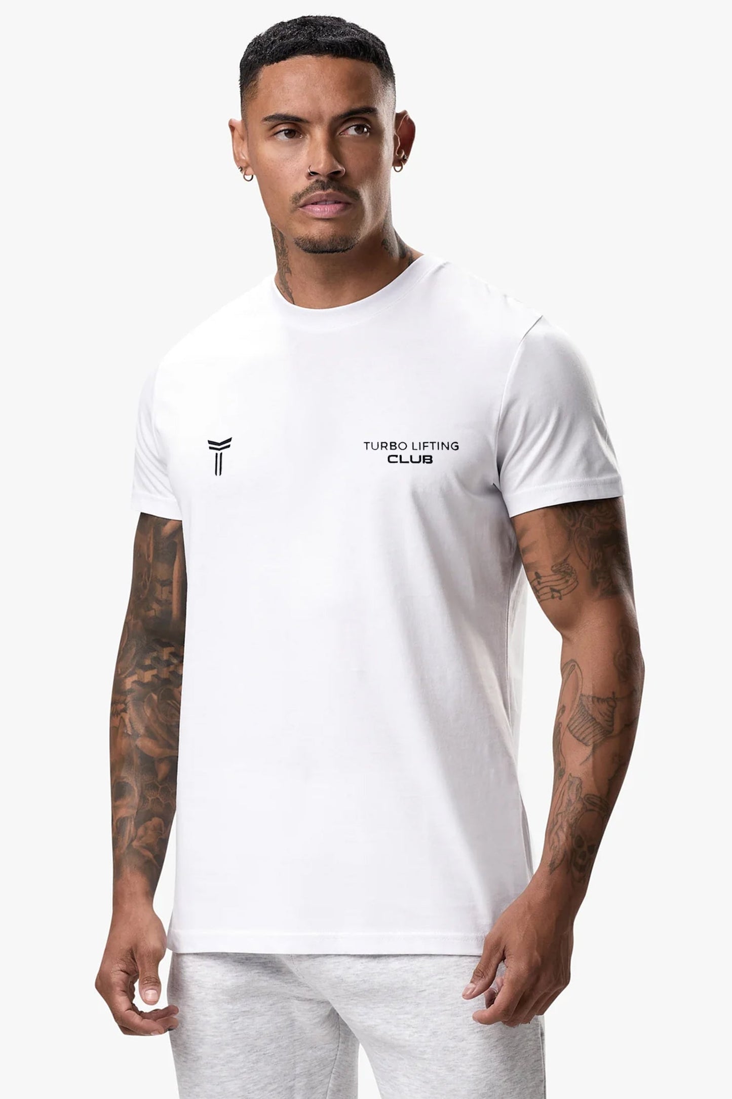 Turbo Champion Mentality Statement Dry-Fit Tee In White