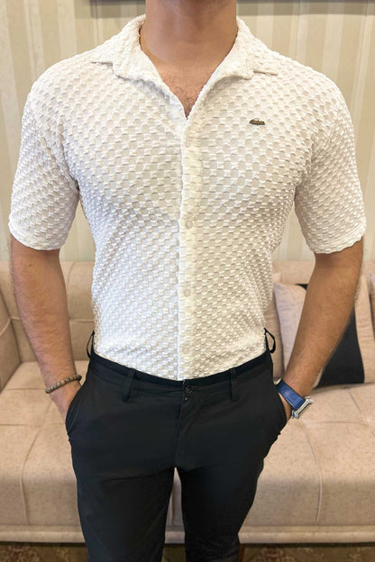 Turbo Popcorn Cuba Waffle Casual Shirt